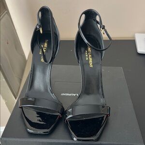 Saint Laurent Glossy Black Heels